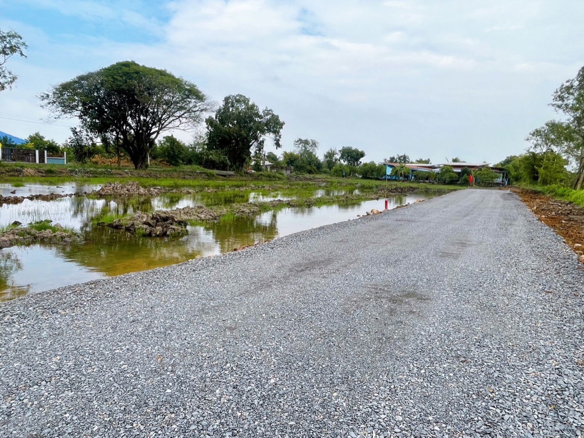 รูป ขายที่ดินติดคลอง คลอง 11 หนองเสือ ปทุมธานี – รูปแปลงสวย หน้าติดถนนสาธารณะ - รูปที่ 5/9