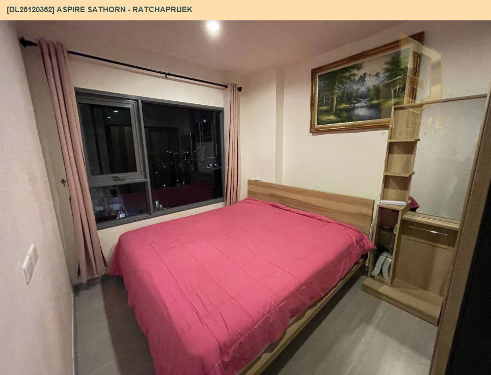 รูป DL25120352 ให้เช่าคอนโด แอสปาย สาทร - ราชพฤกษ์ (Aspire Sathorn - Ratchapruek) ใกล้ BTS บางหว้า พร้อมเข้าอยู่ โทรด่วน 0653619502 LineID @534wlwof - รูปที่ 3/9