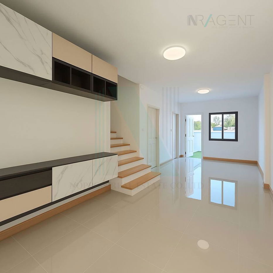 รูป 📌 ขายทาวน์เฮาส์ โครงการ เดอะ ธาม 2 อ่อนนุช-มอเตอร์เวย์ 2 ชั้น 2 ห้องนอน 2 ห้องน้ำ - รูปที่ 2/8