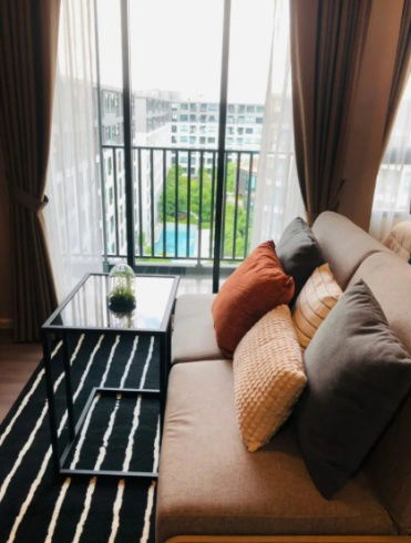 รูป มีเครื่องซักผ้า+วิวสระ คอนโด Dcondo Campus Hideaway รังสิต เฟส 4 ตึก B ชั้น 8 ของครบ 26 ตรม.  เพียง 8,500 บาท เท่านั้น - รูปที่ 4/14