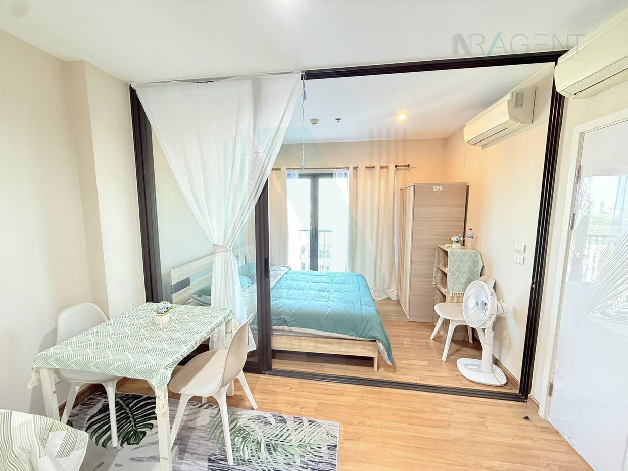 รูป 📌 ให้เช่าคอนโด เดอะ ทรี ริโอ้ บางอ้อ สเตชั่น อาคาร 1 ชั้น 9 1 ห้องนอน ขนาด 30 ตรม ใกล้ ตลาดบางอ้อ - รูปที่ 6/8