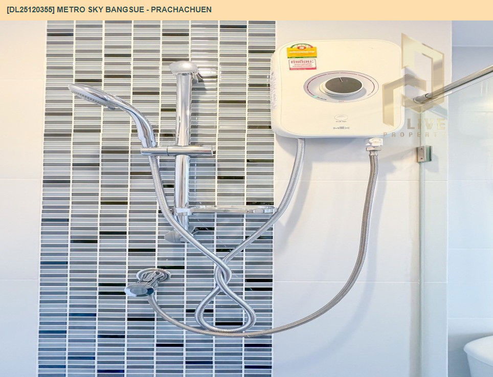 รูป DL25120355 ให้เช่าคอนโด เมโทร สกาย บางซื่อ - ประชาชื่น (Metro Sky Bangsue - Prachachuen) ใกล้ MRT บางซ่อน พร้อมเข้าอยู่ โทรด่วน 0638692663 LineID @897iyzll - รูปที่ 9/10