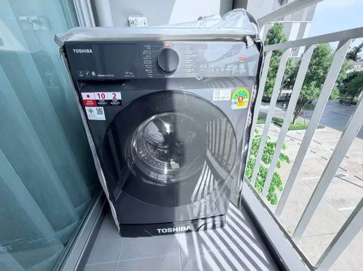 รูป ให้เช่า ลุมพินี คอนโดทาวน์ เอกชัย 48 🏡 ห้องใหญ่ 30 ตร.ม มีเครื่องซักผ้า พร้อมอยู่‼️ #ตอบแชทไว 🔥🔥   รหัส M1762  - รูปที่ 8/10