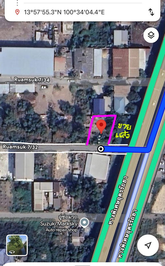 รูป ที่ดินเปล่า "ทำเลดี" ใกล้ ม.รังสิต (ราคาต่อรองได้) - รูปที่ 7/8