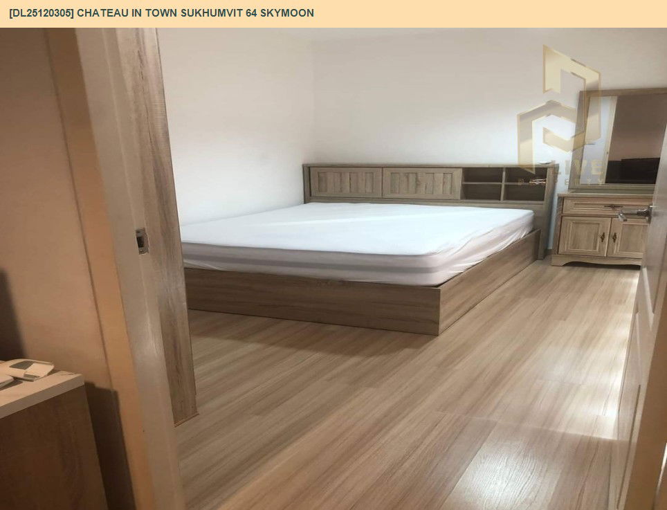 picture DL25120305 Condo for rent, Chateau in Town Sukhumvit 64 Skymoon near BTS Punnawithi, ready to move in, call urgently 0638692663 LineID @534wlwof - 2/9