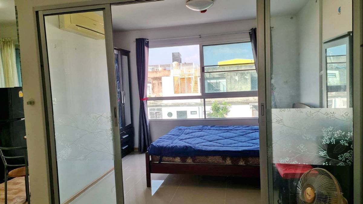 รูป ให้เช่า D condo รัตนาธิเบศร์ ใกล้ MRT ไทรม้า ห้องถูกสุด ( ราคาแบบไม่ใช้รถ ) - รูปที่ 4/9