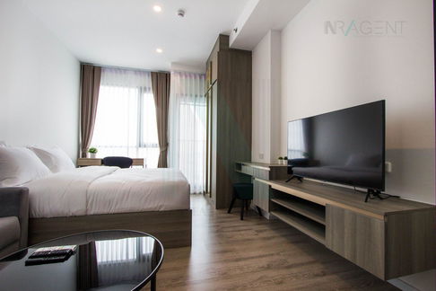For Rent Condo KNIGHTSBRIDGE SUKHUMVIT - THEPHARAK Building 1, Floor 19,Studio, Room size 23 sqm