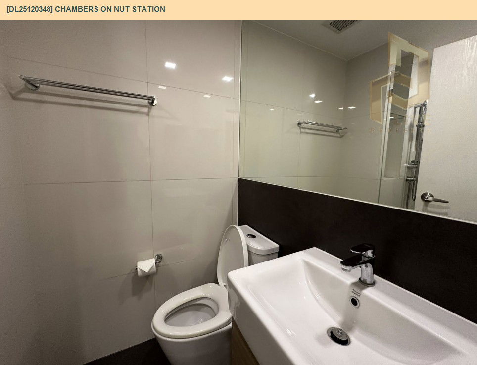 รูป DL25120348 ให้เช่าคอนโด แชมเบอร์ส อ่อนนุช สเตชั่น (Chambers On Nut Station) ใกล้ BTS อ่อนนุช พร้อมเข้าอยู่ โทรด่วน 0638692663 LineID @897iyzll - รูปที่ 6/7