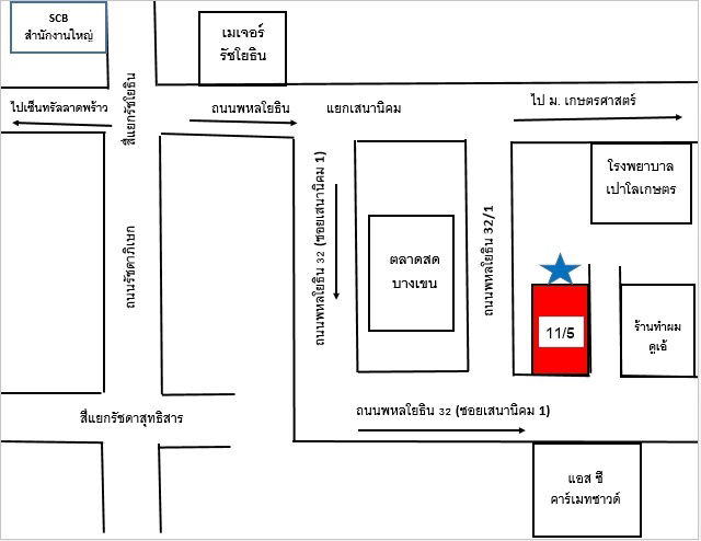 รูป ห้องว่างให้เช่า พหลโยธิน 32 (ซอยเสนาานิคม 1 ซอย 3) ใกล้ BTS เสนานิคม ทางเข้าตลาดสดบางเขน โรงพยาบาลเมโย เมเจอร์รัชโยธิน - รูปที่ 6/6