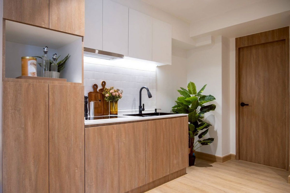 รูป อีสท์วูด พาร์ค คอนโดมิเนียม 2 นอน แต่งสวย มินิมอลโมเดิร์น พร้อมเครื่องใช้ไฟฟ้า_Do783 - รูปที่ 4/10