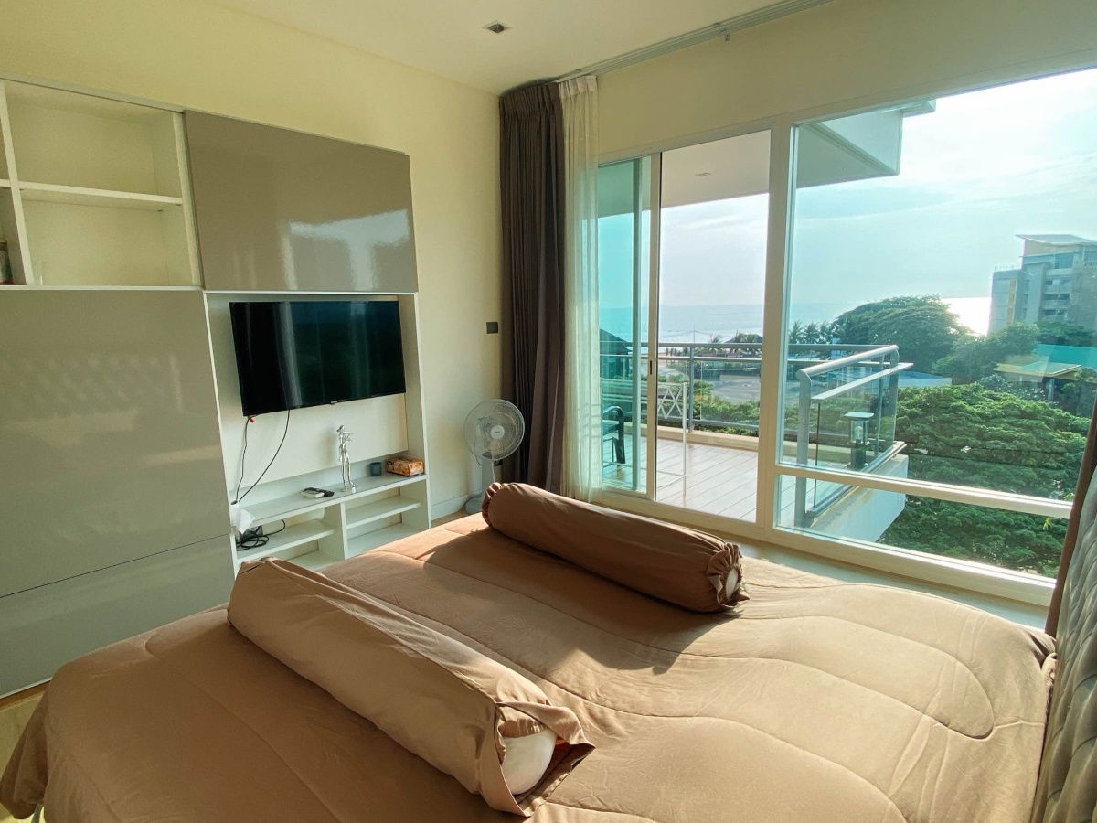 picture KT0022📲LineID @556ryccg🌊2Bedroom 112sqm Floor3 Sea view Large balcony Fully furnished Reflection Jomtien Beach Pattaya - 5/14