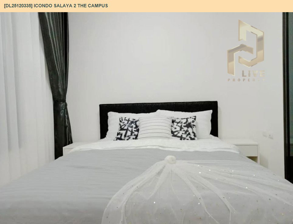 รูป DL25120335 ให้เช่าคอนโด ไอ คอนโด ศาลายา 2 เดอะ แคมปัส  (icondo Salaya 2 The campus ) ใกล้  พร้อมเข้าอยู่ โทรด่วน 0800343450 LineID @655ebbvc - รูปที่ 5/9
