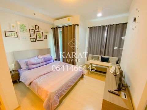 ให้เช่า แชปเตอร์วัน อีโค 25 ตร.ม ห้องมุม ชั้น 7 วิวเมือง 11,000 เครื่องใช้ฟ้าครบ พร้อมอยู่ คุณบี โทร 064-146-6445 (172AGBE)