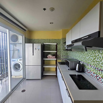 MT-0413 - เดอะวิว คอนโด สวนหลวง (ใกล้ตลาดท้ายรถนาคา)เป็นห้องนอนมีฉากกั้น