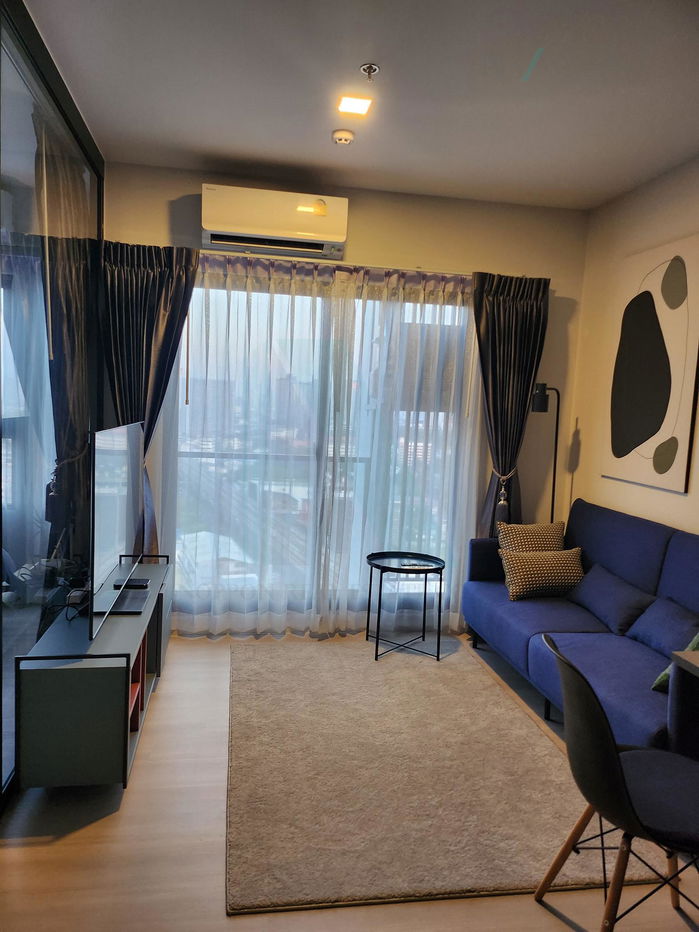 picture 📌 For Rent Condo THE KEY MRT PHETKASEM 48 Building 1, Floor 19,1 bed room, Room size 29 sqm - 7/8