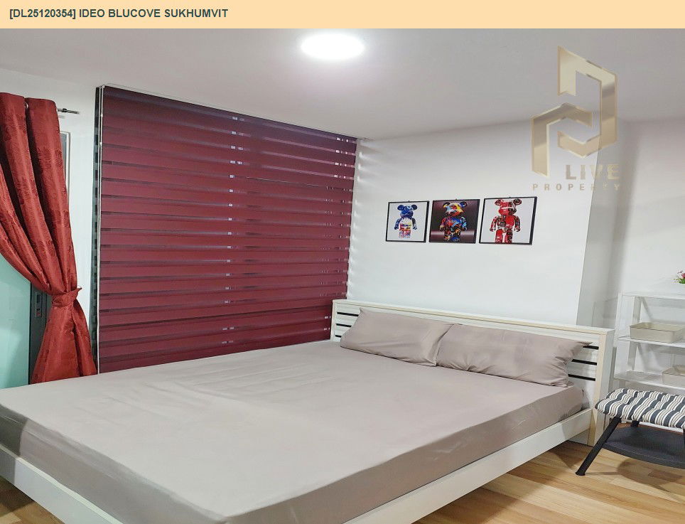 รูป DL25120354 ให้เช่าคอนโด ไอดีโอ บลูโคฟ สุขุมวิท (IDEO Blucove Sukhumvit) ใกล้ BTS อุดมสุข พร้อมเข้าอยู่ โทรด่วน 0638692663 LineID @897iyzll - รูปที่ 3/17