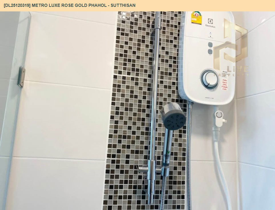 รูป DL25120319 ให้เช่าคอนโด เมโทร ลักซ์ โรสโกลด์ พหล - สุทธิสาร (Metro Luxe Rose Gold Phahol - Sutthisan ) ใกล้ BTS สะพานควาย พร้อมเข้าอยู่ โทรด่วน 0800343450 LineID @655ebbvc - รูปที่ 10/14