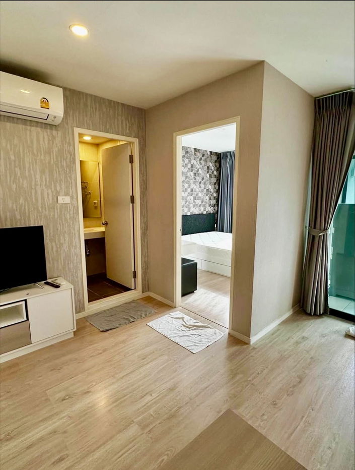 รูป code : E216 ให้เช่าคอนโด (ไอคอนโด กรีนสเปซ สุขุมวิท 77) | ห้องสวยแต่งครบ 29 ตร.ม. ครัวแยก วอลเปเปอร์ทั้งห้อง ใกล้สนามบินสุวรรณภูมิ - รูปที่ 4/10