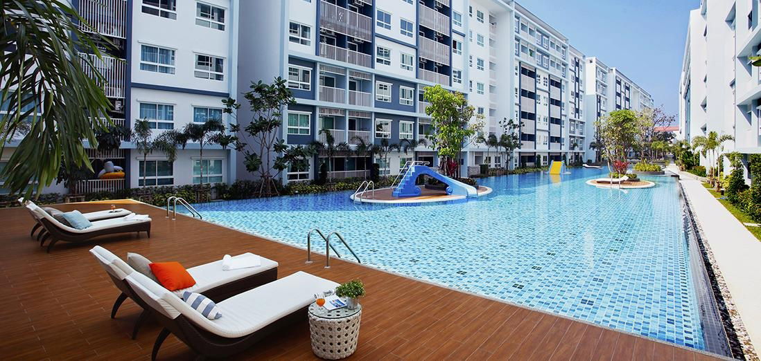 รูป คอนโด The Trust Condo หัวหิน ให้เช่า 15,000 บาทต่อเดือน 2 ห้องนอน 2 ห้องน้ำ เนื้อที่ 57.89 ตรม. - รูปที่ 21/25