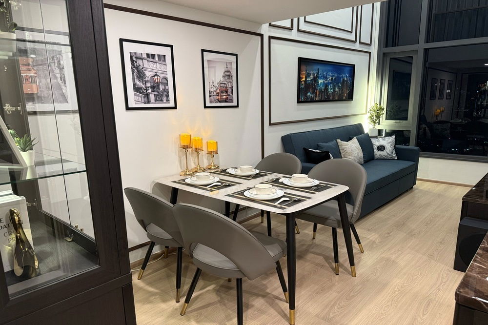 รูป 🔥 สำหรับเช่า !! ชั้นสูง 33++, วิวสวย !! 🔥 Code C20251200002.......Life Rama 4 - Asoke, 1 ห้องนอน Vertiplex, 1 ห้องน้ำ, แต่งครบ, พร้อมเข้าอยู่ 📣📣 - รูปที่ 9/14