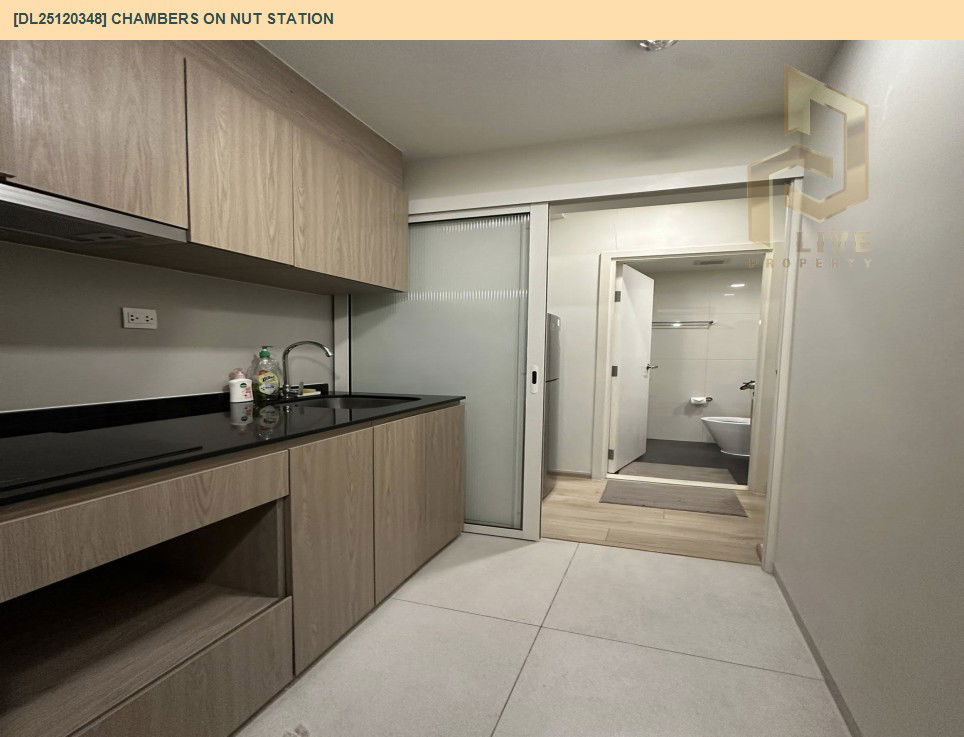 รูป DL25120348 ให้เช่าคอนโด แชมเบอร์ส อ่อนนุช สเตชั่น (Chambers On Nut Station) ใกล้ BTS อ่อนนุช พร้อมเข้าอยู่ โทรด่วน 0638692663 LineID @897iyzll - รูปที่ 4/7