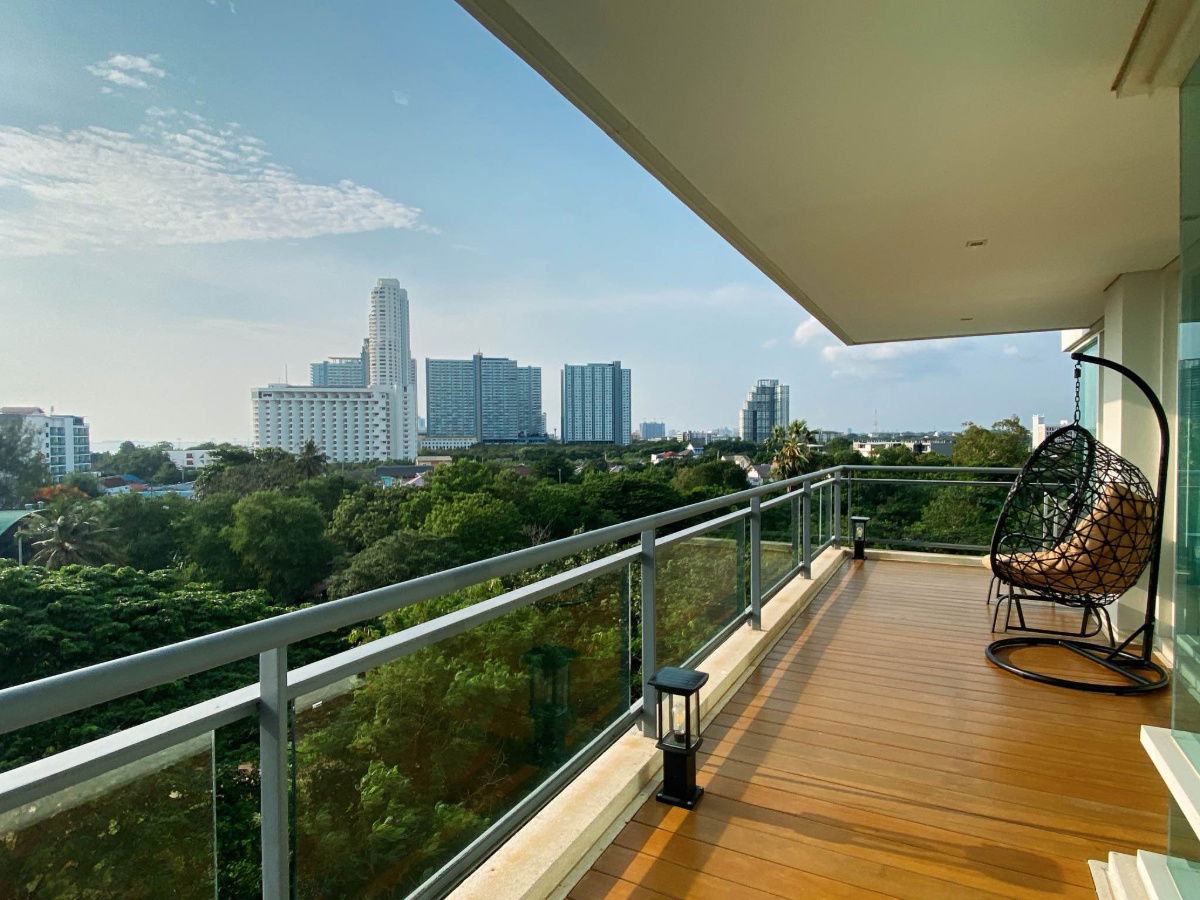 picture KT0022📲LineID @556ryccg🌊2Bedroom 112sqm Floor3 Sea view Large balcony Fully furnished Reflection Jomtien Beach Pattaya - 12/14