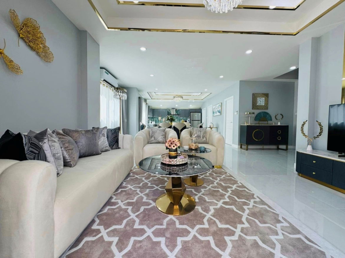 รูป KT0018📲LineID @556ryccg🏡บ้านพูลวิลล่าพัทยาเหนือ 60ตรว 350ตรม 4ห้องนอน เฟอร์นิเจอร์ครบ พร้อมสระน้ำ - รูปที่ 7/25