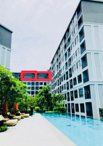 รูป มีเครื่องซักผ้า+วิวสระ คอนโด Dcondo Campus Hideaway รังสิต เฟส 4 ตึก B ชั้น 8 ของครบ 26 ตรม.  เพียง 8,500 บาท เท่านั้น - รูปที่ 14/14