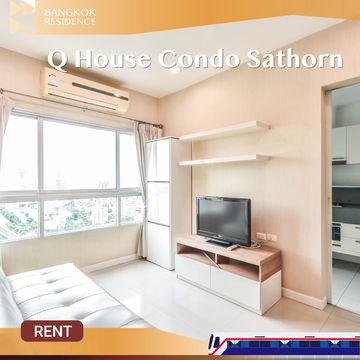 Q House Sathorn 🌃 Well-maintained unit at a great value price✨ Near BTS Krung Thonburi