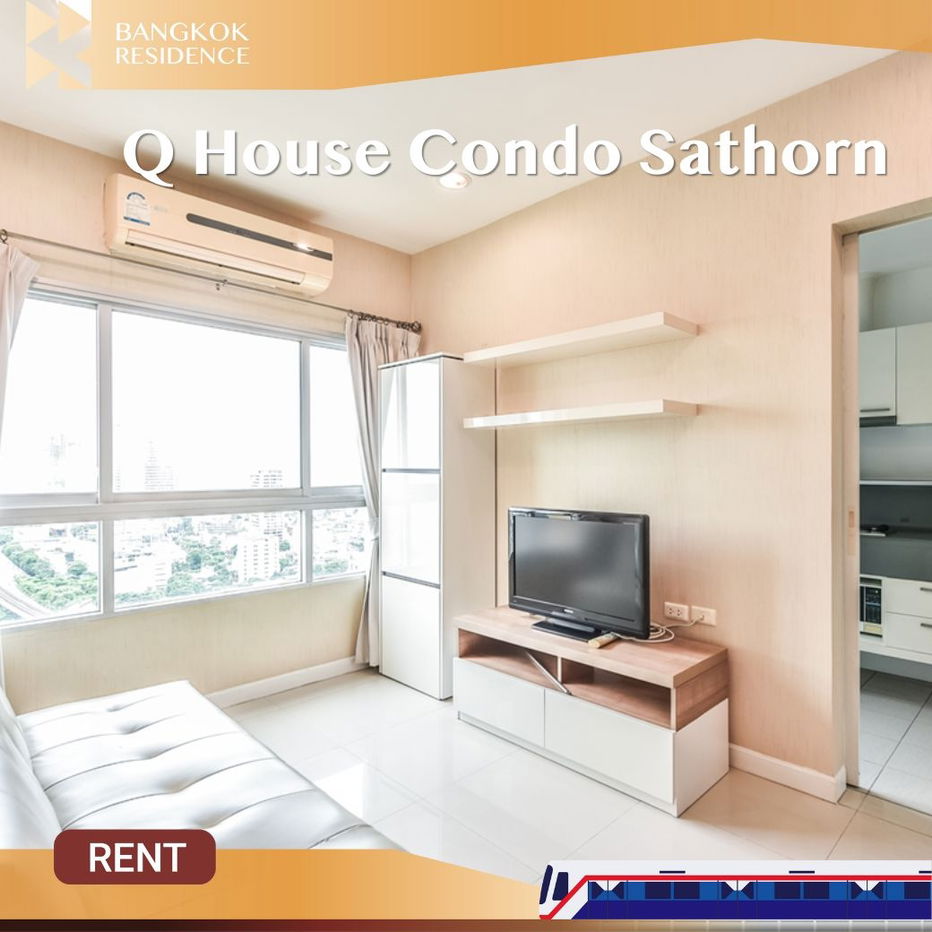 picture  Q House Sathorn 🌃 Well-maintained unit at a great value price✨ Near BTS Krung Thonburi  - 1/15