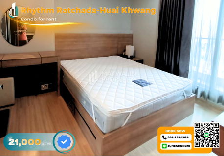 รูปภาพ 🏙 ให้เช่า Rhythm Ratchada-Huai Khwang | 1 Bedroom 45 ตร.ม. | 21,000 บาท 📲 Line ID: 0842932624/Junesone520