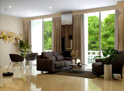 คอนโด ถนนพัทยาใต้ : Harmonia City Garden 2 Bedrooms for Sale