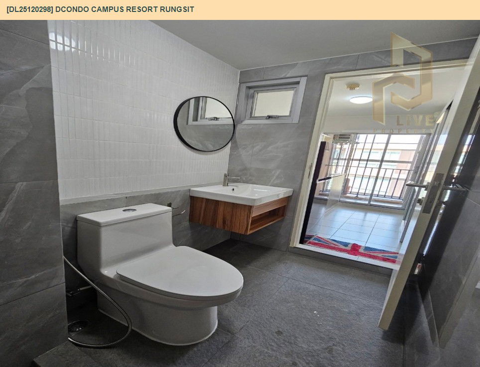picture DL25120298 Condo for rent, dcondo Campus Resort Rungsit near -, ready to move in, call urgently 0638692663 LineID @897iyzll - 10/11