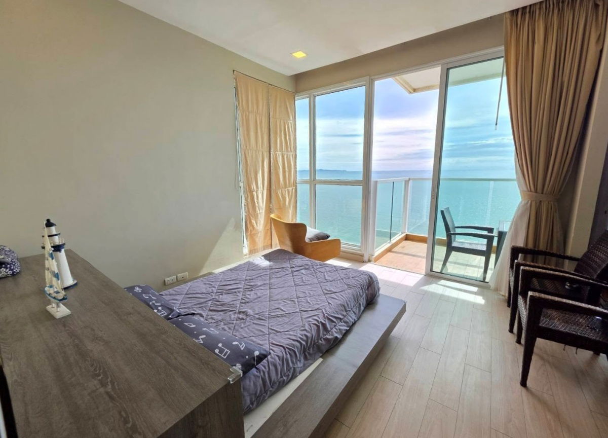 picture KT0016📲LineID @556ryccg🏖️84 sqm 2 Bedroom Floor 18🌊Sea view Fully furnished Cetus Beachfront Pattaya - Jomtien beach - 4/16