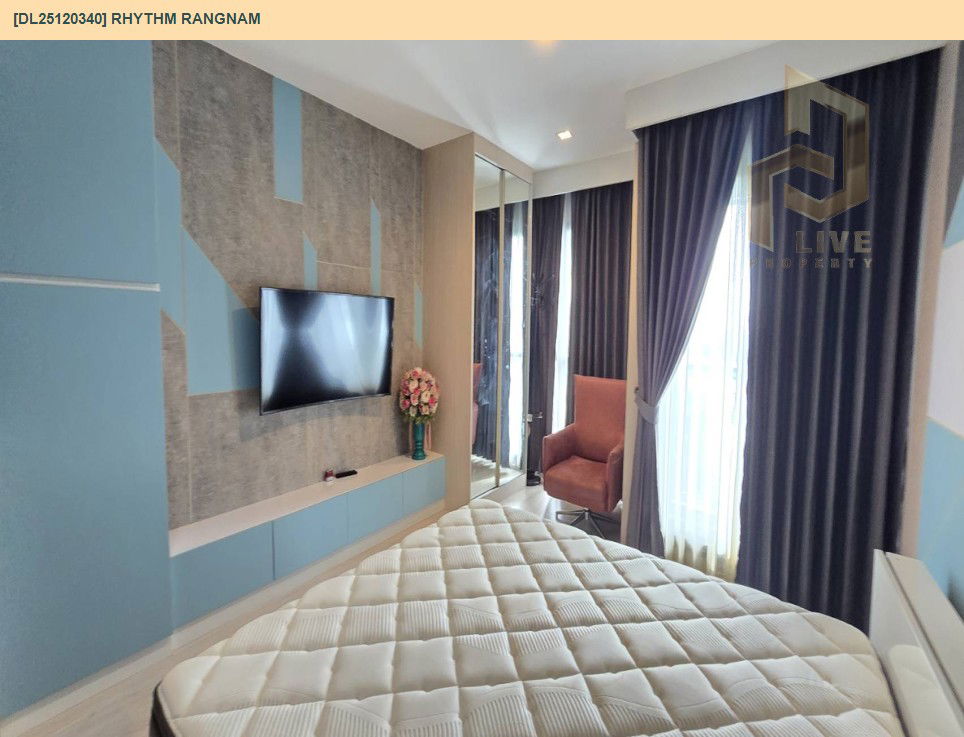 picture DL25120340 Condo for rent, Rhythm Rangnam near BTS Victory Monument, ready to move in, call urgently 0638692663 LineID @162cjixi - 8/8