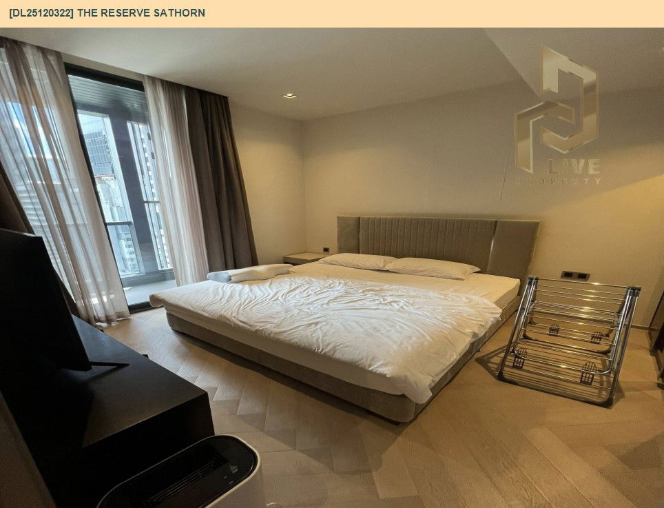 รูป DL25120322 ให้เช่าคอนโด เดอะ รีเซิร์ฟ สาทร (The Reserve Sathorn) ใกล้ BTS ช่องนนทรี พร้อมเข้าอยู่ โทรด่วน 0800343450 LineID @655ebbvc - รูปที่ 3/7