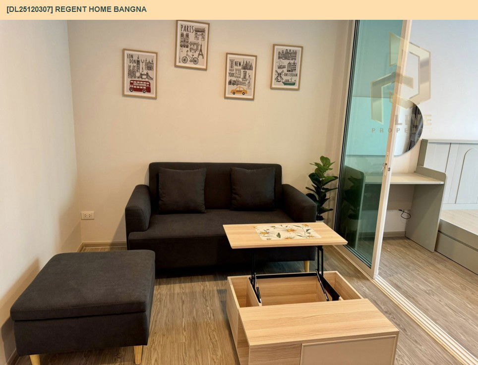 รูป DL25120307 ให้เช่าคอนโด รีเจ้นท์ โฮม บางนา (Regent home bangna) ใกล้ BTS บางนา พร้อมเข้าอยู่ โทรด่วน 0614453194 LineID @162cjixi - รูปที่ 3/13
