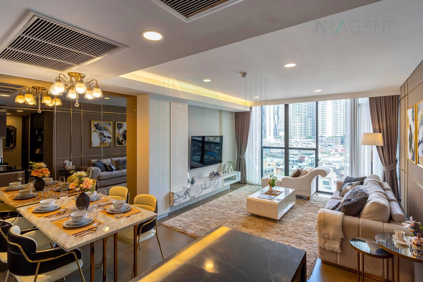 รูป 🎉Special room!🎉 ให้เช่าคอนโด ไซมิส เอ๊กซ์คลูซีพ ควีนส์ อาคาร 1 ชั้น 10 2 ห้องนอน ขนาด 75.00 ตรม ใกล้ โรงเรียนอักษรานานาชาติ - รูปที่ 6/8