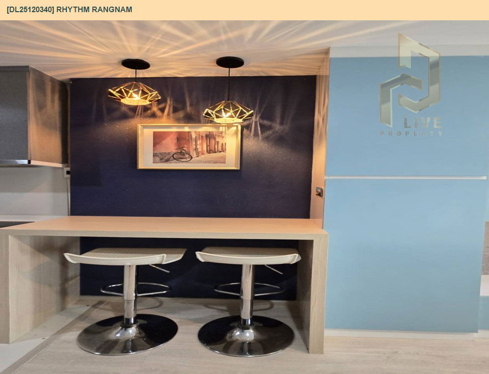 picture DL25120340 Condo for rent, Rhythm Rangnam near BTS Victory Monument, ready to move in, call urgently 0638692663 LineID @162cjixi - 5/8