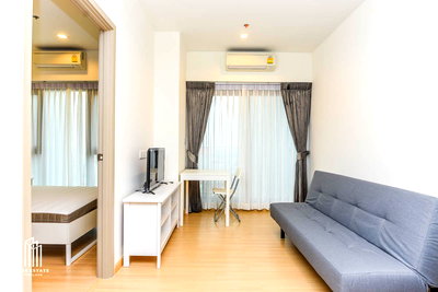 คอนโดให้เช่า : For rent Whizdom Connect ชั้นสูง แต่งครบ พร้อมอยู่ 27.05 sq.m. 1 bedroom @18,000 Baht
