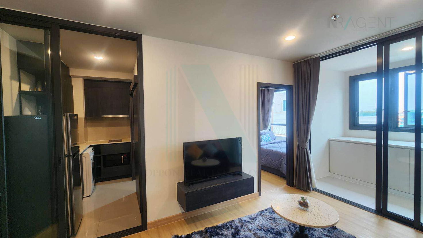 picture ð For Rent Condo XT HUAIKWANG Building A, Floor 9,1 bed room, Room size 35.00 sqm - 7/8