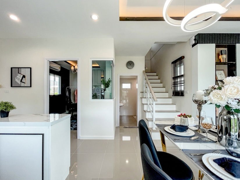 รูป [ให้เช่า] บ้านตัวอย่าง สิวารมณ์ เนเจอร์พลัส 2 สุขุมวิท-บางปู แต่งสวย เฟอร์ครบ พร้อมอยู่📍ใกล้ นิคมอุตสาหกรรมบางปู - รูปที่ 8/19