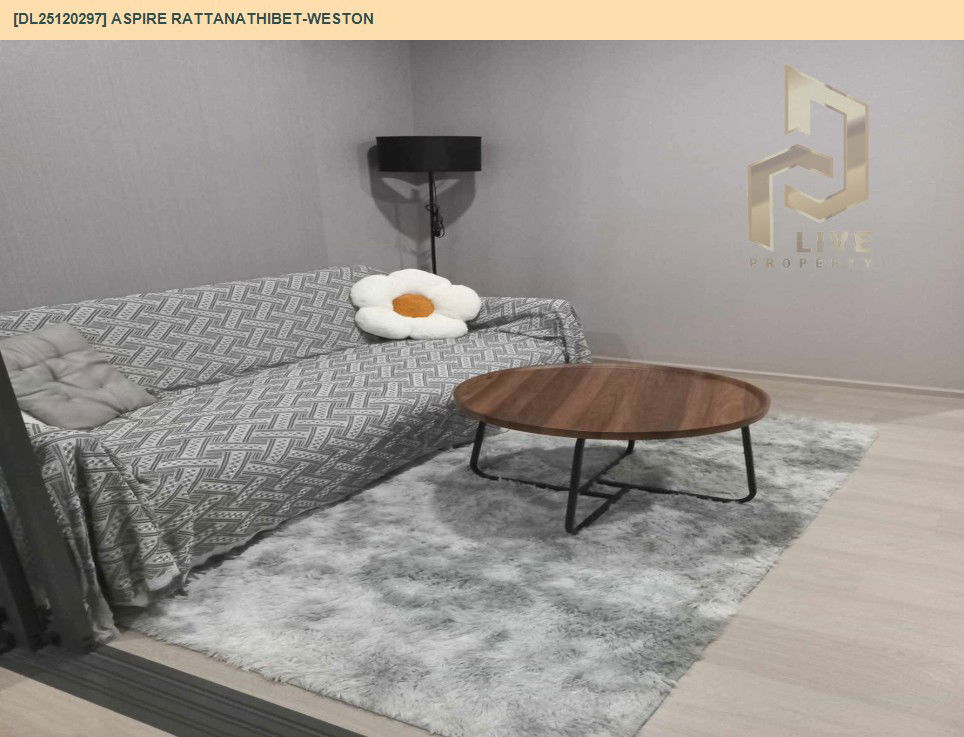 picture DL25120297 Condo for rent, ASPIRE Rattanathibet-Weston near -, ready to move in, call urgently 0638692663 LineID @655ebbvc - 2/7