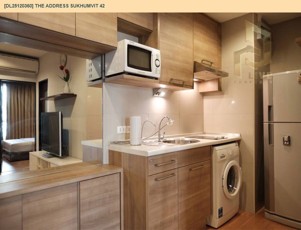รูป DL25120360 ให้เช่าคอนโด ดิ แอดเดรส สุขุมวิท 42 (The Address Sukhumvit 42) ใกล้ BTS เอกมัย พร้อมเข้าอยู่ โทรด่วน 0800343450 LineID @655ebbvc - รูปที่ 6/7