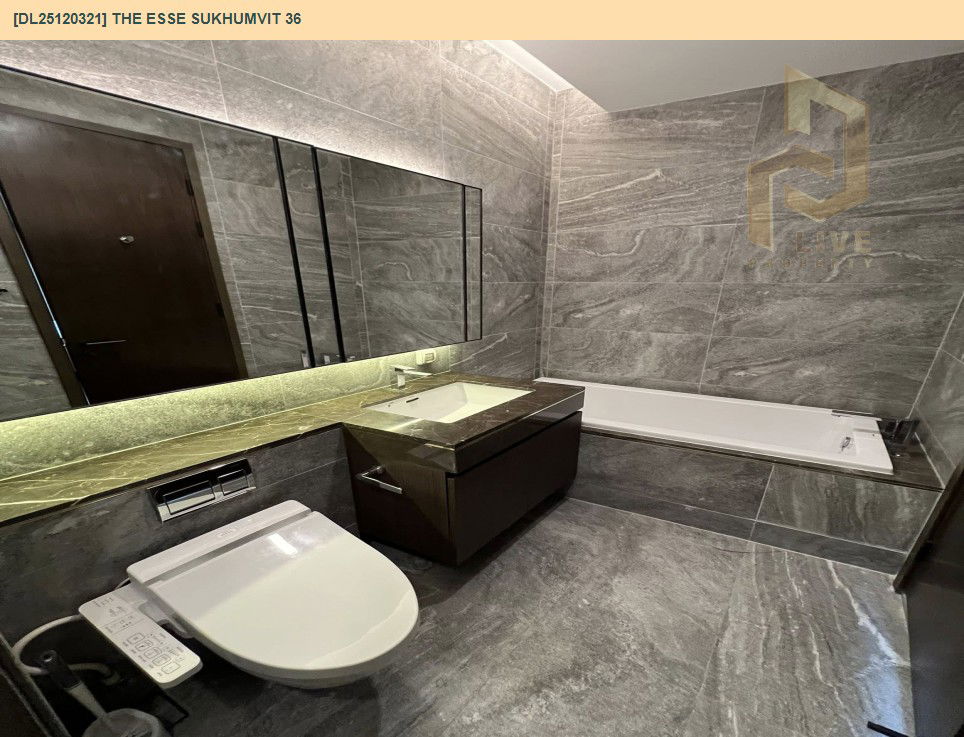 รูป DL25120321 ให้เช่าคอนโด ดิ เอส สุขุมวิท 36 (THE ESSE Sukhumvit 36) ใกล้ BTS ทองหล่อ พร้อมเข้าอยู่ โทรด่วน 0800343450 LineID @655ebbvc - รูปที่ 8/8