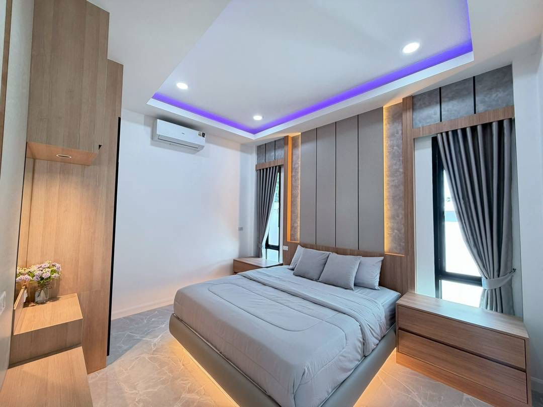 รูป ขายพูลวิลล่าหรูพัทยา สร้างใหม่ ทำเลทอง ใกล้หาดจอมเทียนเพียง 1 กม. มีอ่างจากุซซี่ สร้างเสร็จพร้อมโอน - รูปที่ 5/20