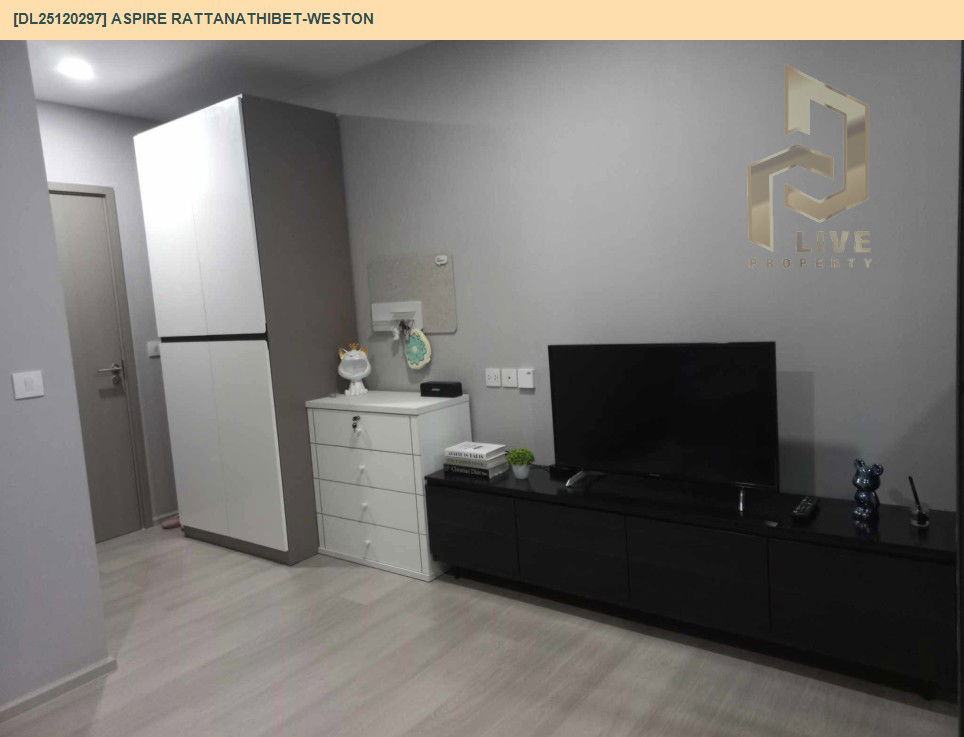 picture DL25120297 Condo for rent, ASPIRE Rattanathibet-Weston near -, ready to move in, call urgently 0638692663 LineID @655ebbvc - 6/7
