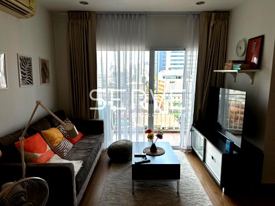 Condos for rent : 2 Beds Nice Room  Wide Balcony City View Fully furnished Good Location Close To BTS Victory Monument 700 m. @ The Complete Rajaprarop