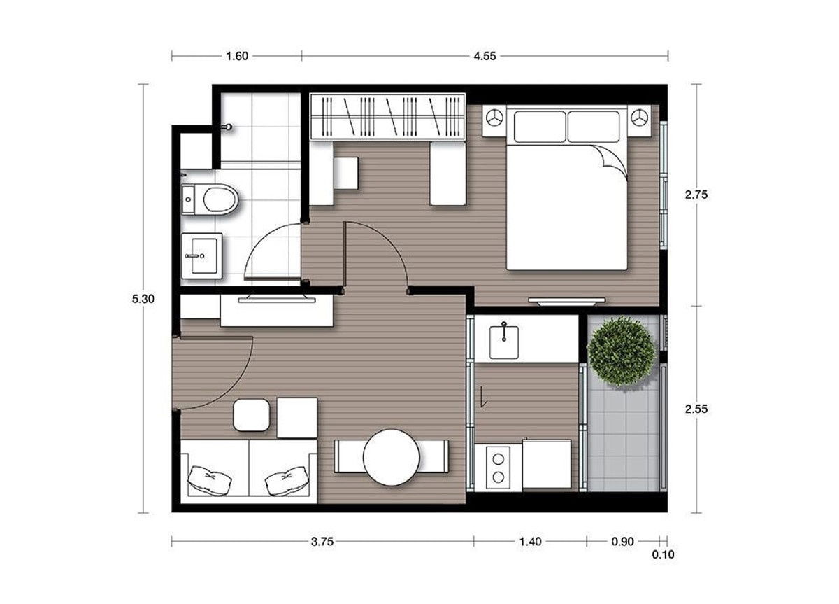รูป 🤝🏻RB22188 ให้เช่าถูกมาก👍นิว โนเบิล รัชดา - ลาดพร้าว✅แอดไลน์ @mproperty( มี @ ด้วย) แอดมินตอบไว - รูปที่ 4/9