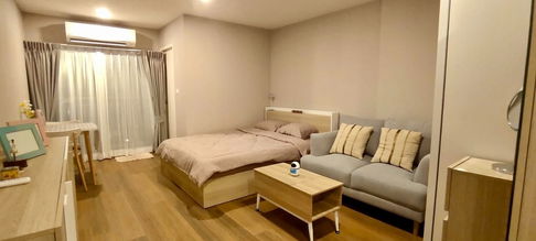 code : E217 ให้เช่าคอนโด ลุมพินี คอนโดทาวน์ เอกชัย 48 | ห้องสตูดิโอ 30 ตร.ม. ชั้น 4 ทิศใต้ ห้องใหม่ เฟอร์ครบ พร้อมเข้าอยู่ 1 ก.พ. 2569